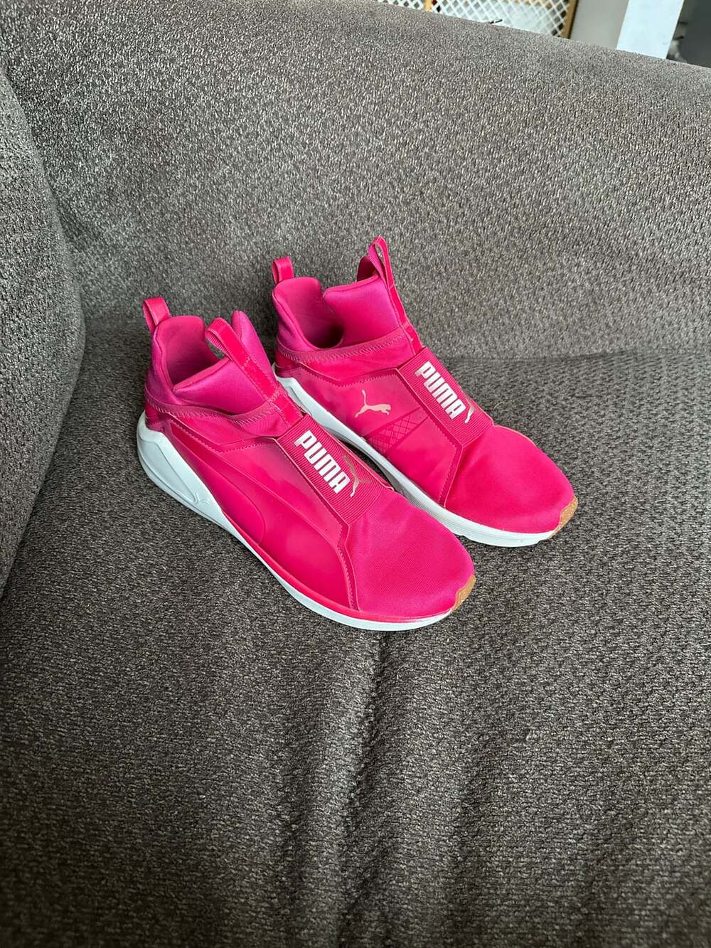 PUMA Fierce Core Pink High Top Slip-On Training Shoes